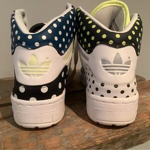 Adidas Originals Polka Dot Sneakers - Blue, Black, White